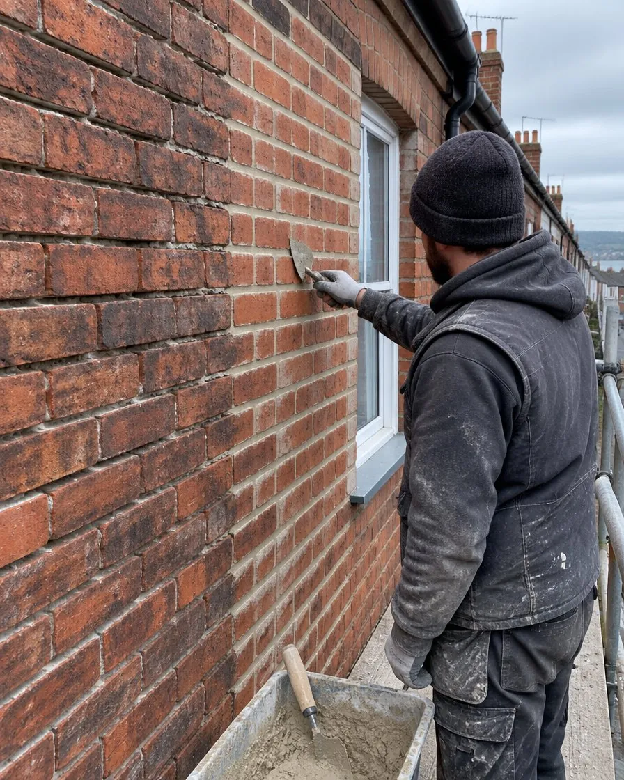 Brickwork and repointing in Ivybridge