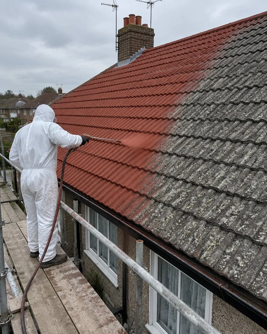 Roof painting and coating in Ivybridge