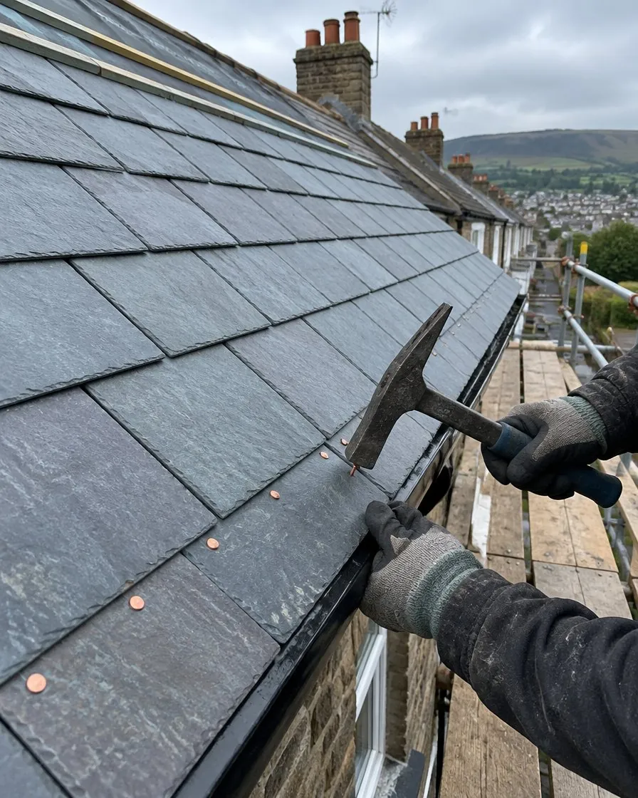 Slate roofing in Ivybridge
